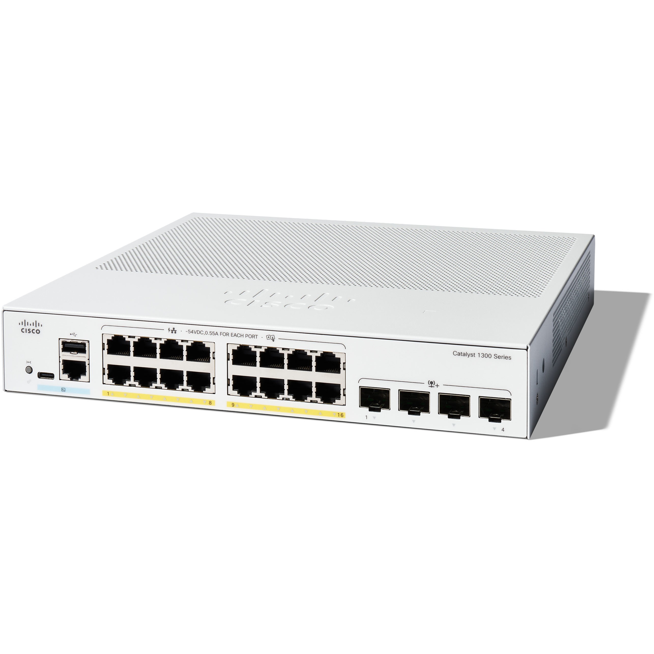 Switch Cisco CATALYST 1300 16-PORT GE POE