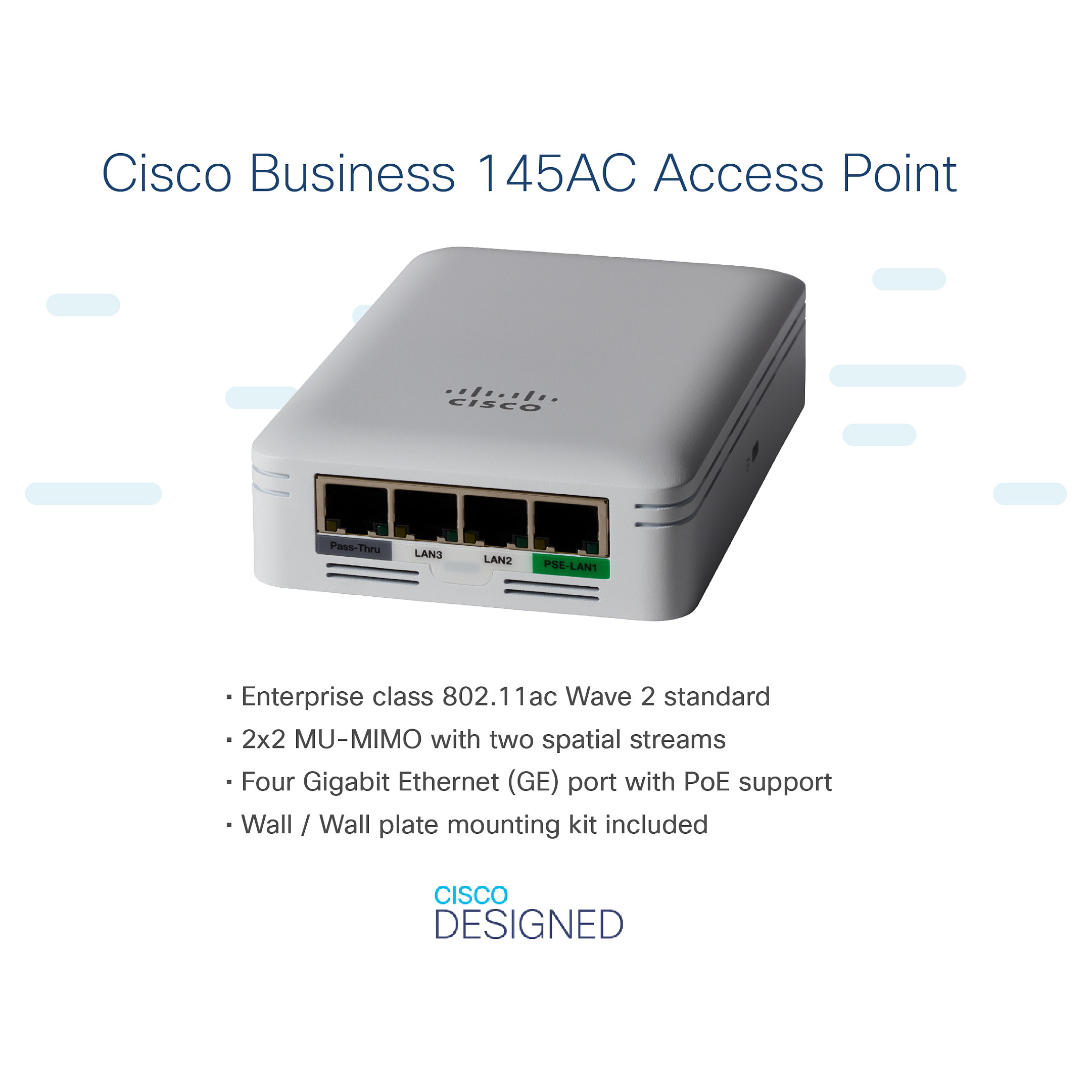 Cisco CBW145AC 802.11AC 2X2 WAVE 2-3