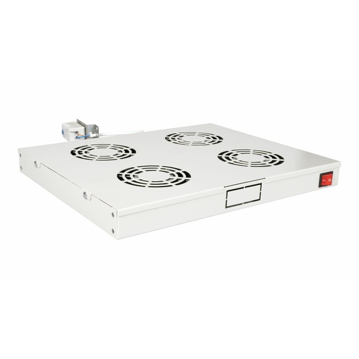 Modul ventilatora 19" EQUIP 4x ventilator RAL7035