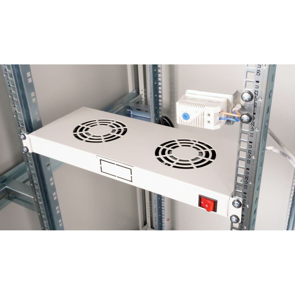 Modul ventilatora EQUIP 19" za serverske ormare 2x ventilator RAL7035-4