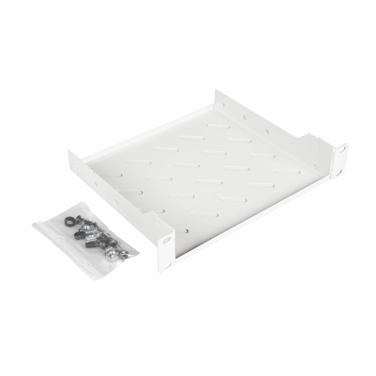 Polica EQUIP Fachboden 10" za serverske ormare 1U 20cm siva-1