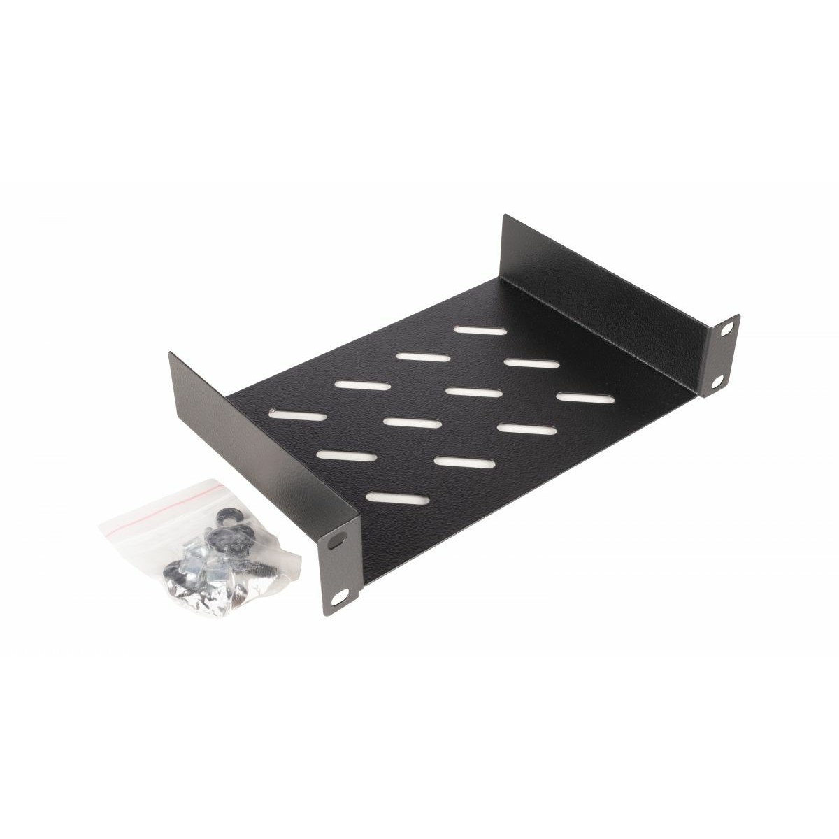 Polica EQUIP Fachboden 10" za serverske ormare 1U 15cm crna boja-1