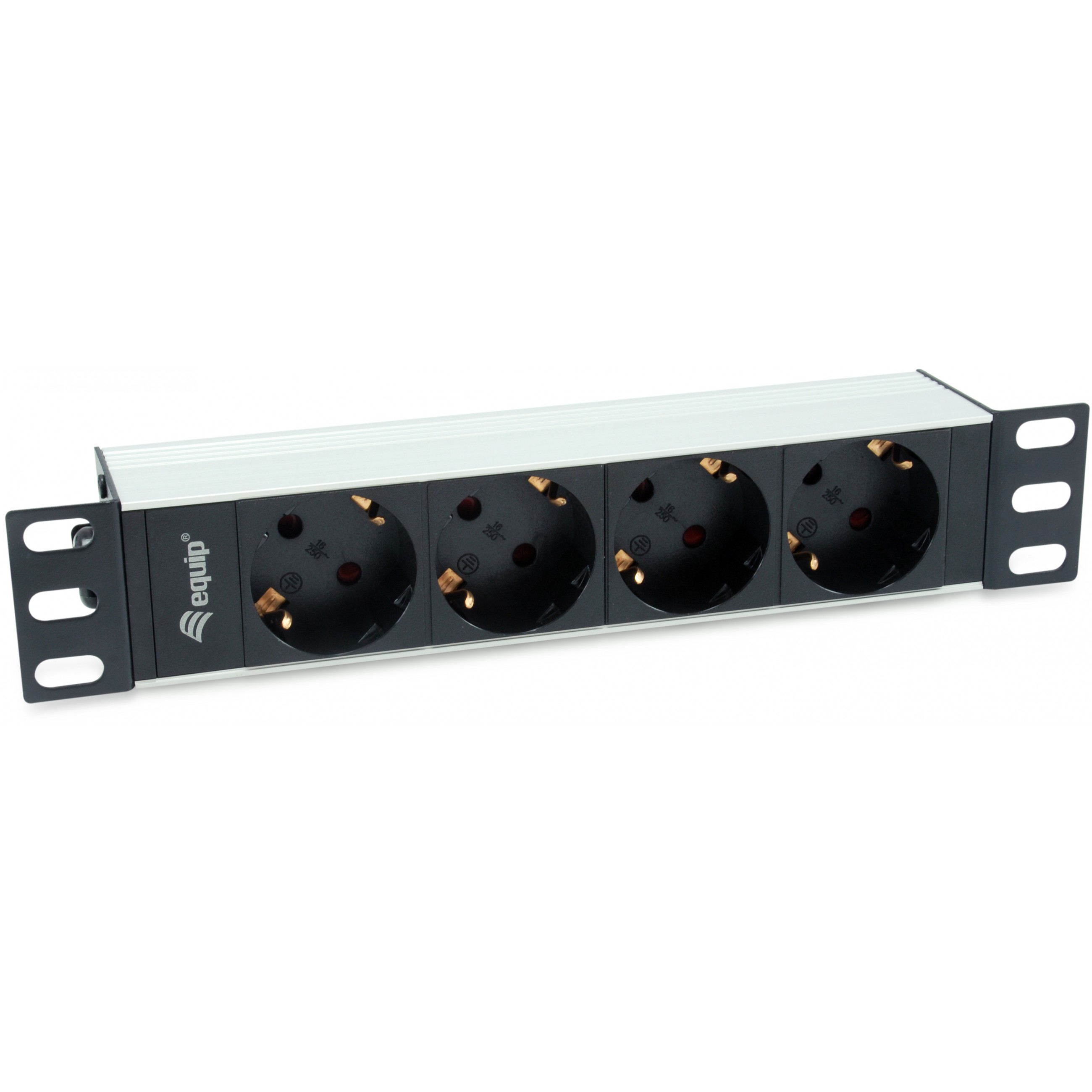 Produžetak opreme EQUIP Steckdosenleiste 10" (1HE) 4-fach Schuko.CEE 1.5m