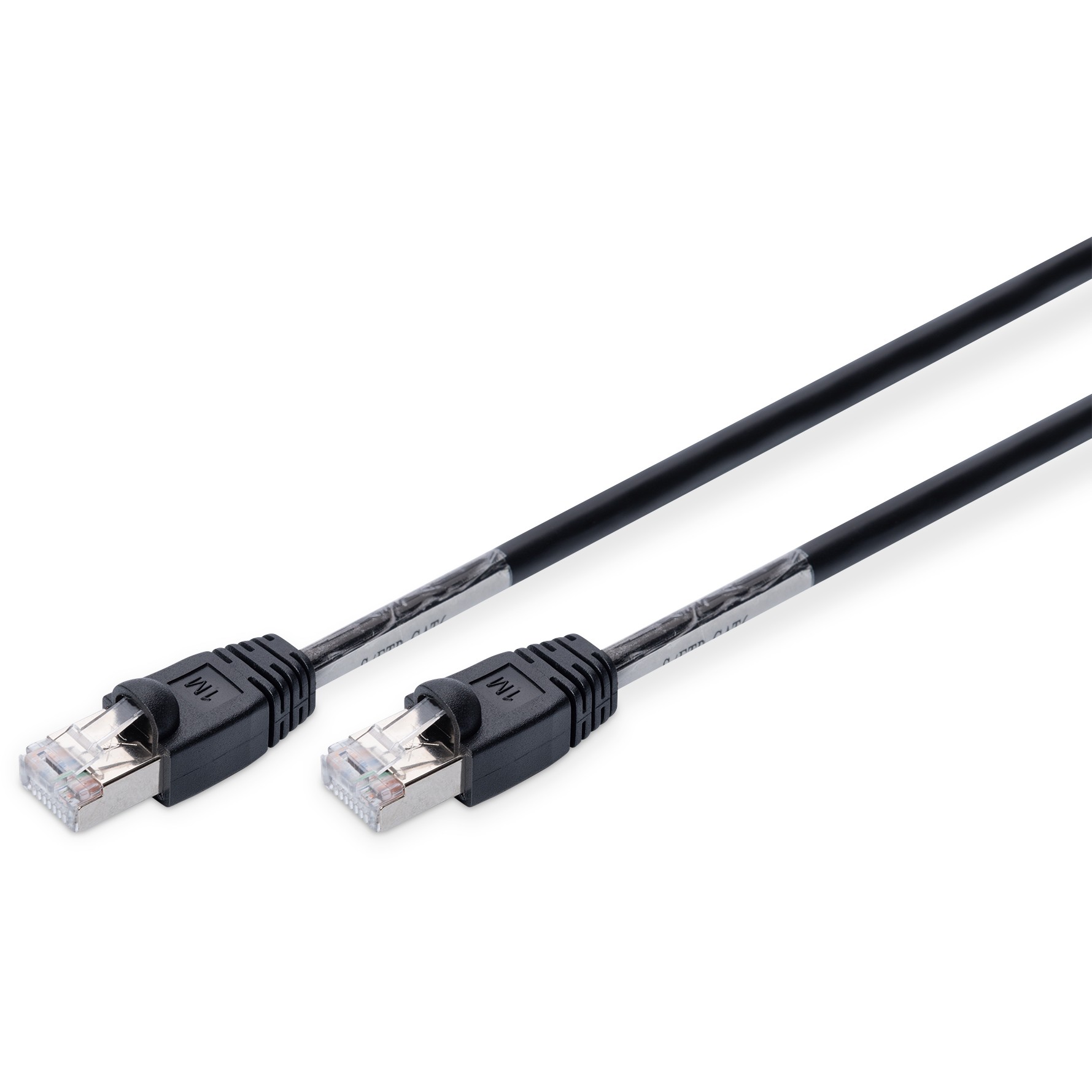Patch kabel DIGITUS Cat6 S/FTP 2xRJ45 1.0m crna boja