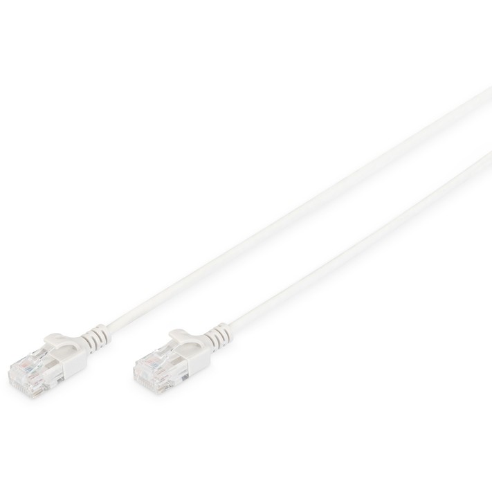 Kabel DIGITUS CAT 6 U/UTP Slim Patchkabel 2m sivi