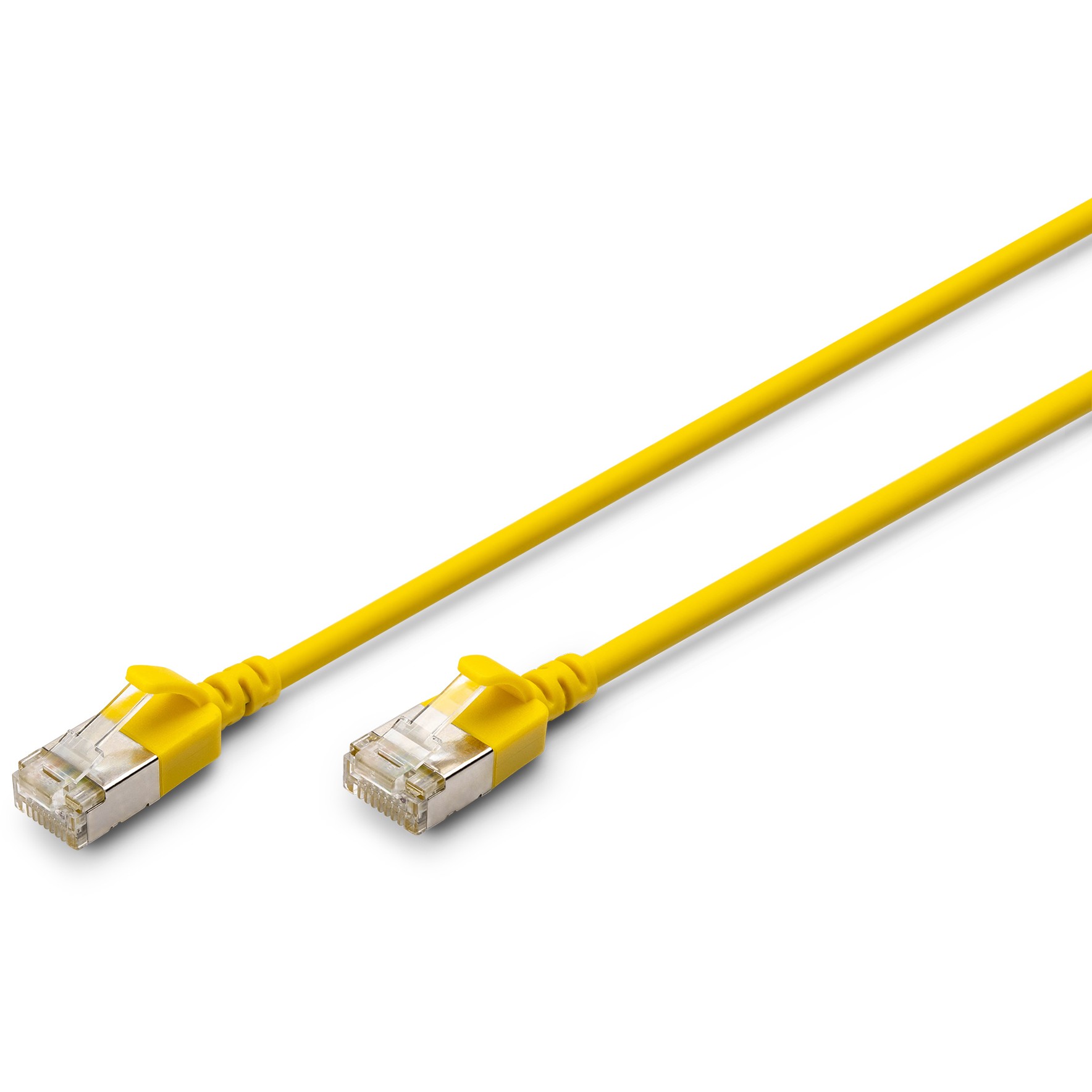 Patch kabel DIGITUS CAT 6A F/FTP Slim 1,50m žuta boja-0