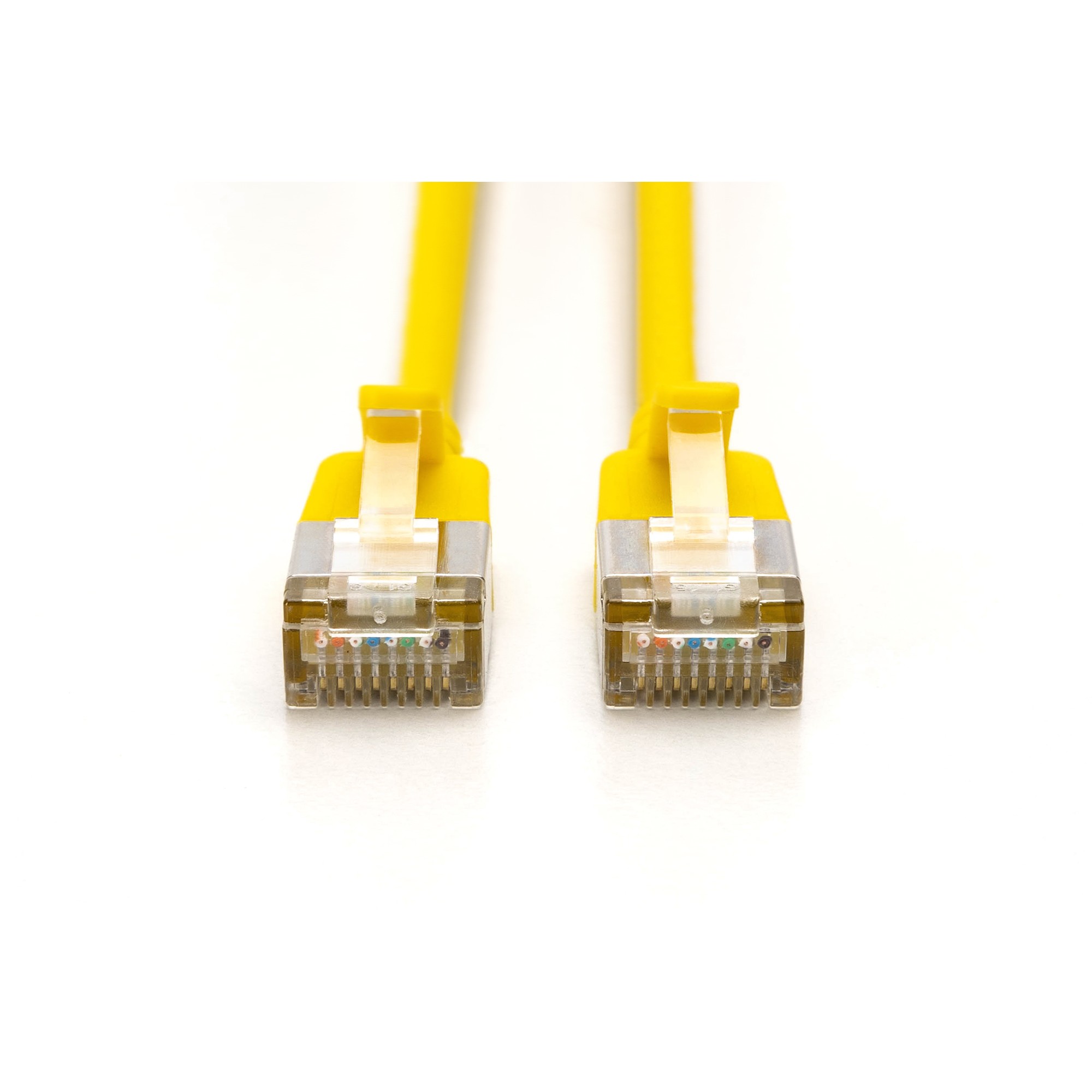 Patch kabel DIGITUS CAT 6A F/FTP Slim 1,50m žuta boja-1