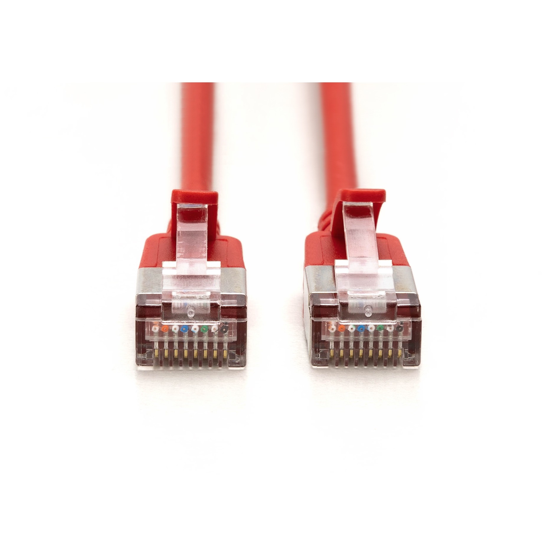 Kabel DIGITUS Patchkabel CAT 6A F/FTP Slim 1,00m rot-3