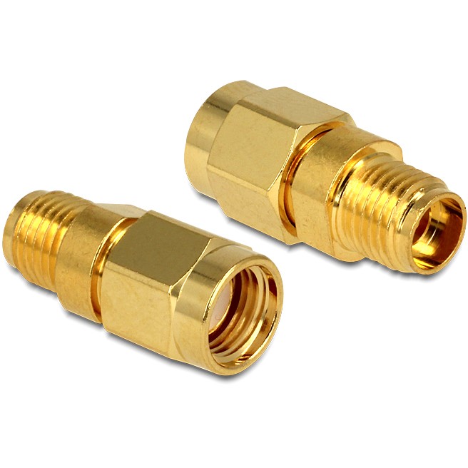 Adapter DELOCK HF RP-SMA Stecker > SMA Buchse-0