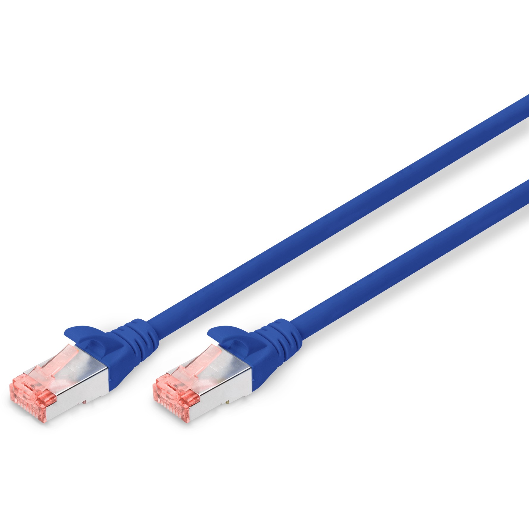 Kabel DIGITUS Patchkabel Cat6 S/FTP 2xRJ45 0.25m plava boja-0