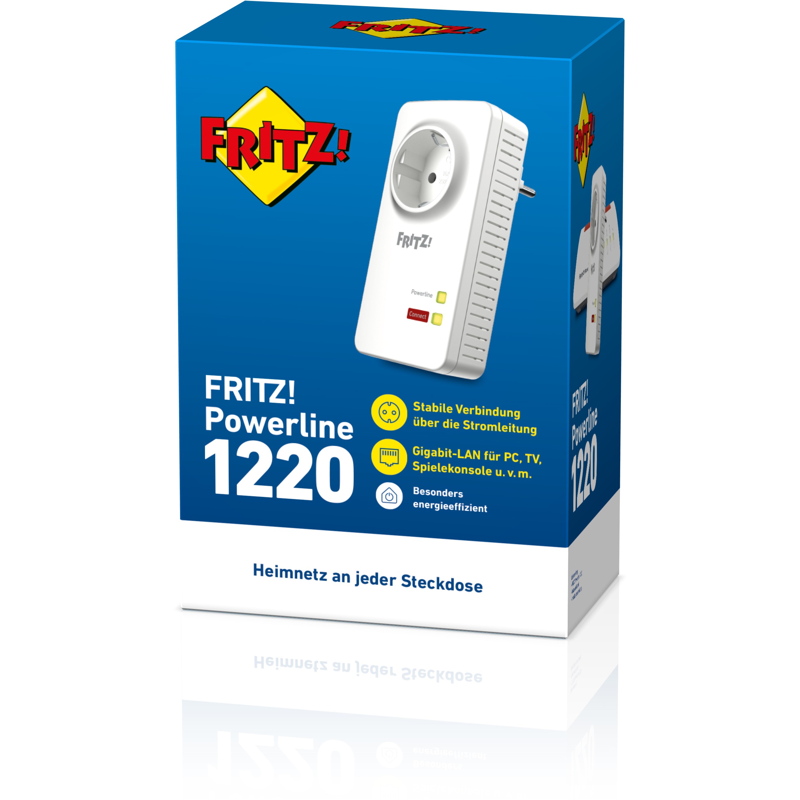 Bridge AVM FRITZ! Powerline 1220 - GigE, HomePlug AV (HPAV) 2.0, IEEE 1901-4