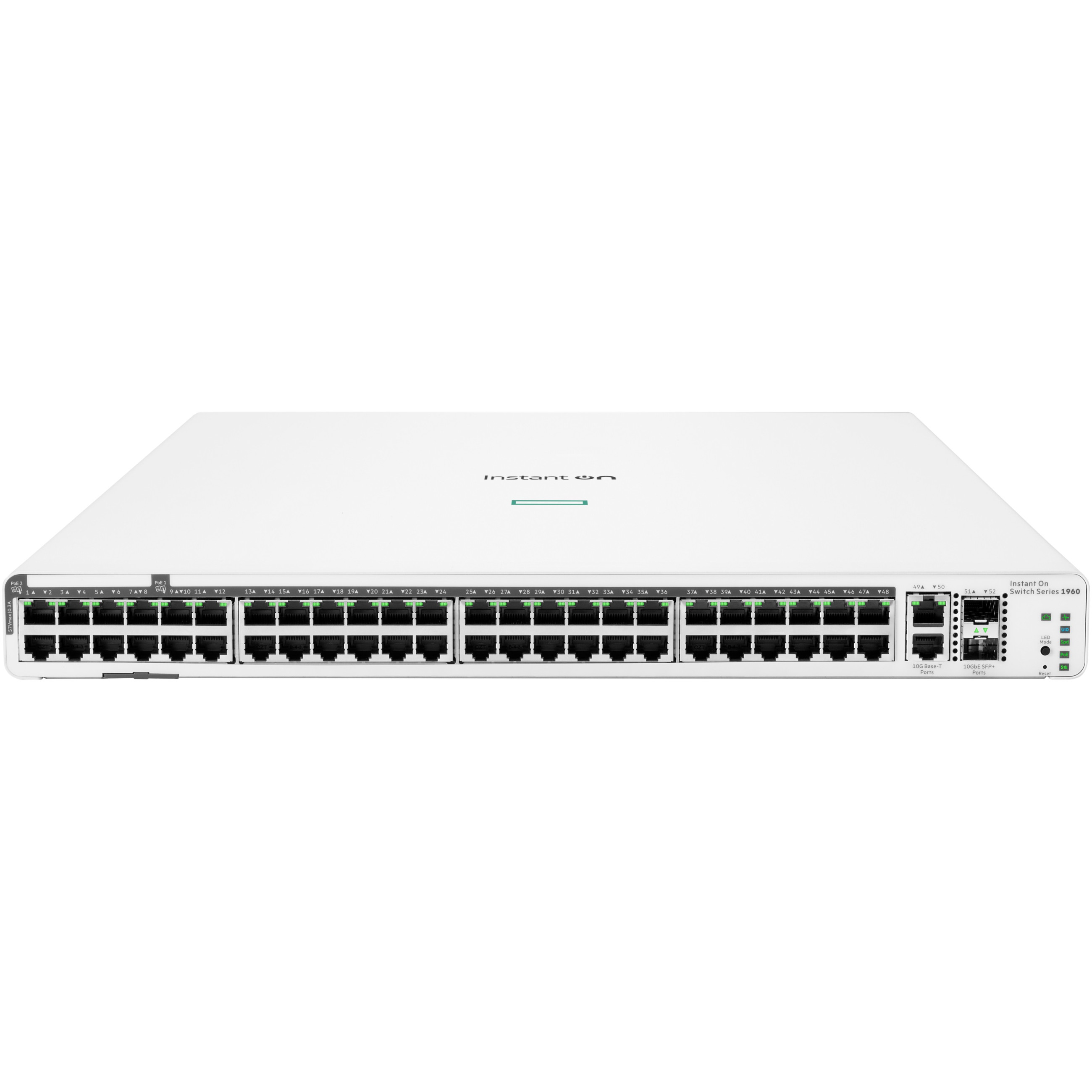 Switch HP ENTERPRISE Aruba Instant On 1960 RM M 48G 2SFP+ 2XGT PoE (600W)-0
