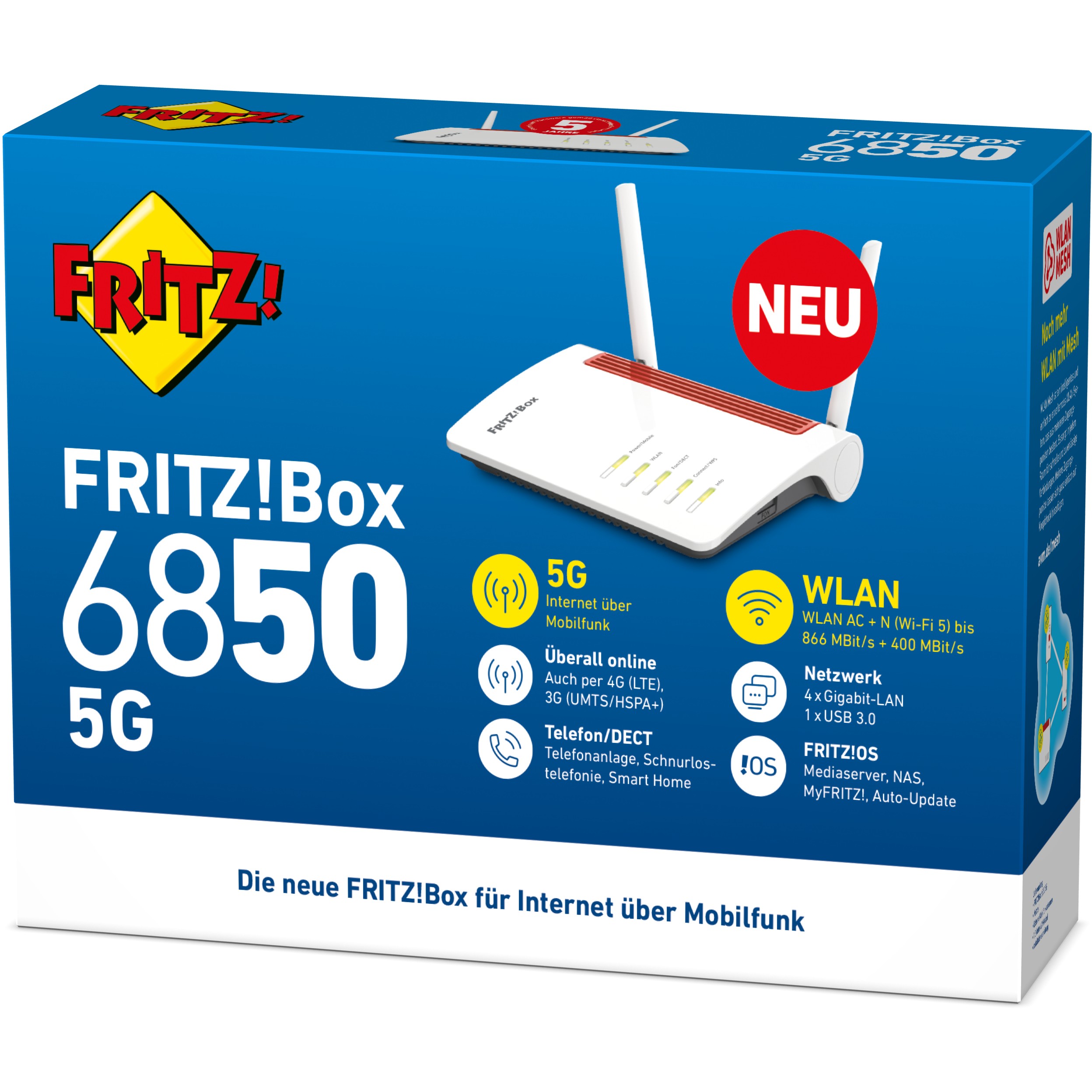 Router AVM Fritz!Box 6850 5G-3