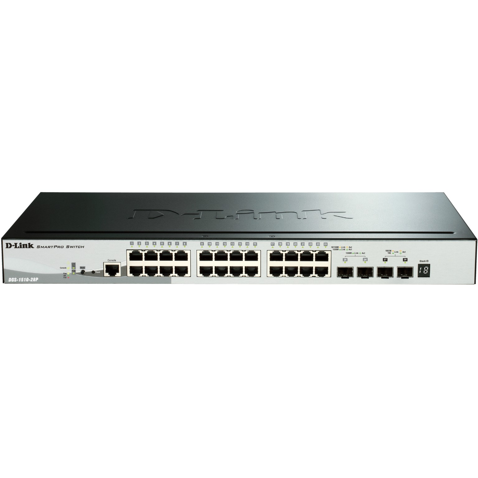 Preklopnik D-LINK DGS-1510-28P/E PoE M Gigabit Stack-0