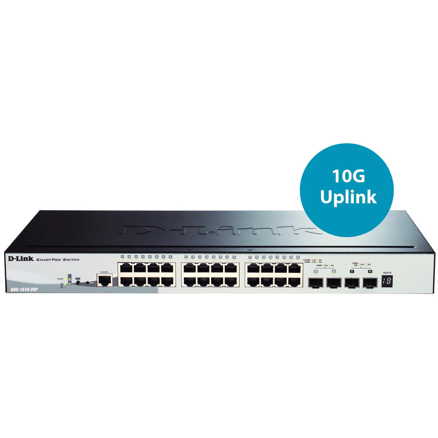 Preklopnik D-LINK DGS-1510-28P/E PoE M Gigabit Stack-2