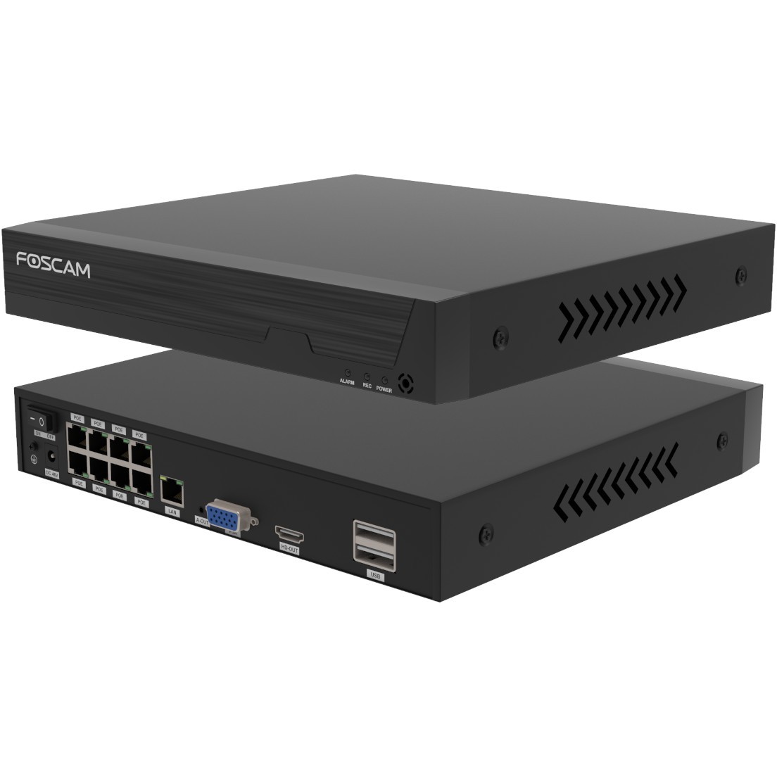 Nadzorna kamera FOSCAM FN9108E-T4-2T set 4 kamere s recorderom-1