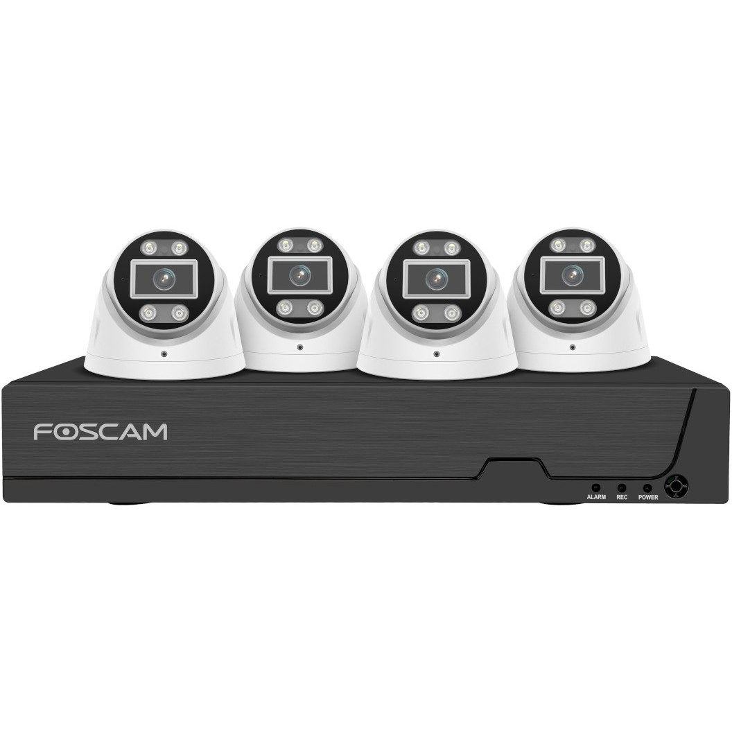 Nadzorna kamera FOSCAM FN9108E-T4-2T set 4 kamere s recorderom-4