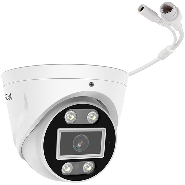 Nadzorna kamera FOSCAM FNA108E-T4-2T set 4 kamere s recorderom-6
