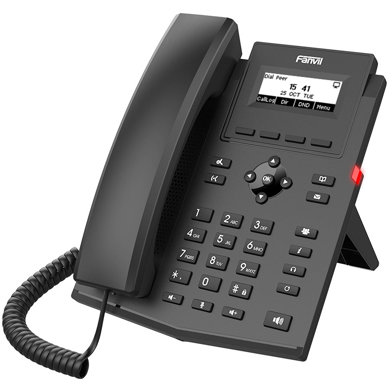Telefon FANVIL X301W (VoIP, 2.4" ekran, 2 RJ45 porta, Wi-Fi, 4 SIP računa)-1