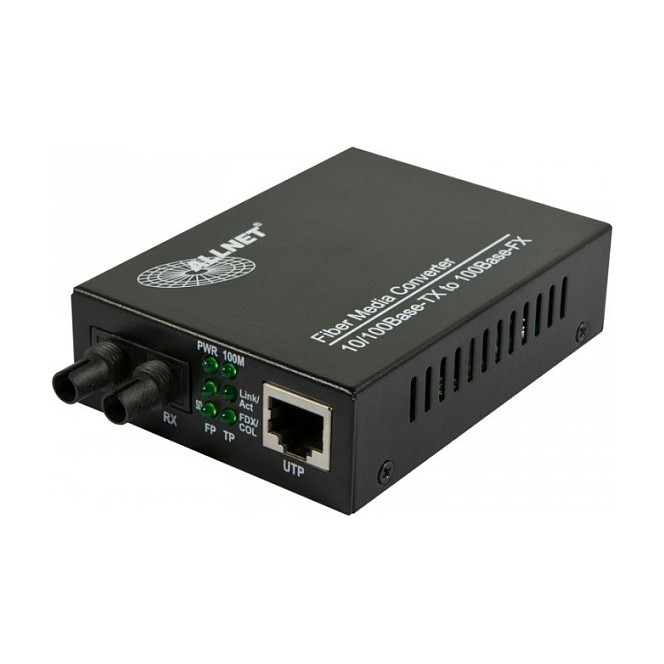 Media Konverter ALLNET ALL-MC107ST-MM (10/100TX na 100FX, Multimode, ST konektor)
