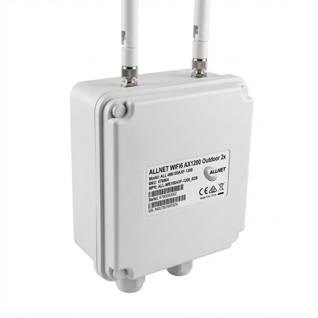 Komplet bežičnih mostova ALLNET WIFI6 AX1200 Outdoor (2x ALL-WB100AXF-1200)-0