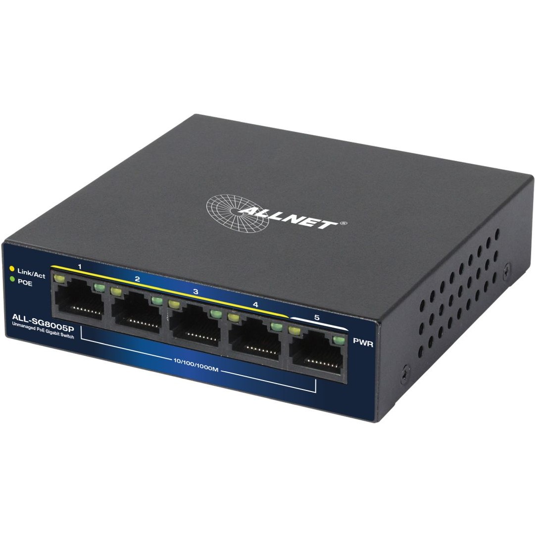 Switch 5P ALLNET ALL-SG8005P POE-1