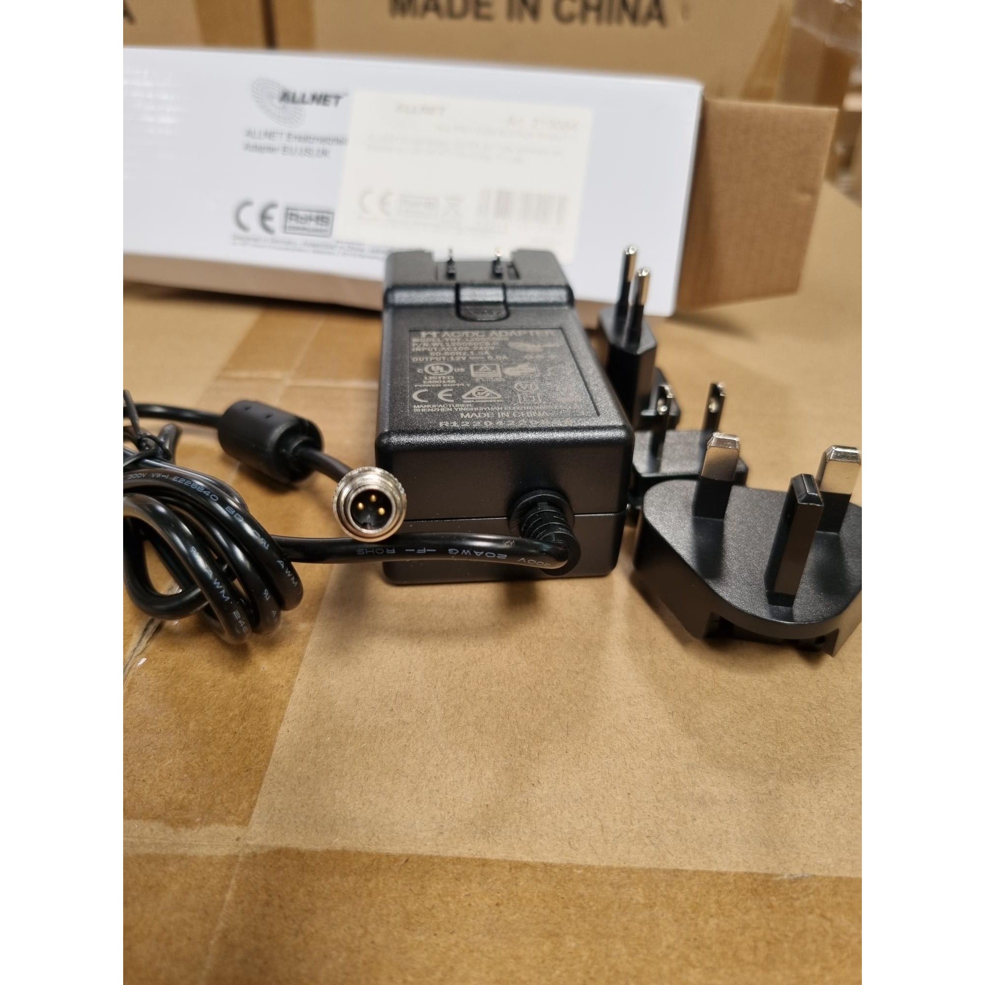 Adapter ALLNET Z Ersatznetzteil 12V/5A EU Type crna boja