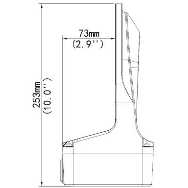 Wallmount ALLNET ALL-CAM2495-LVEFN s kutijom za spojnice-2
