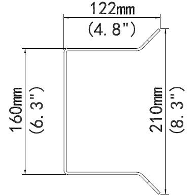Adapter ALLNET Cornermount/Deckenhalter Eckadapter za ALL-CAM2498-LEP-2