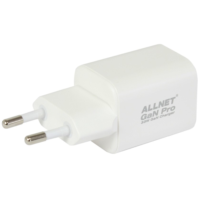 Adapter ALLNET Z ALLNET Ersatznetzteil QC USB-C PD 45Watt 1x USB Typ-A 1x USB Typ-C EU PLUG-2