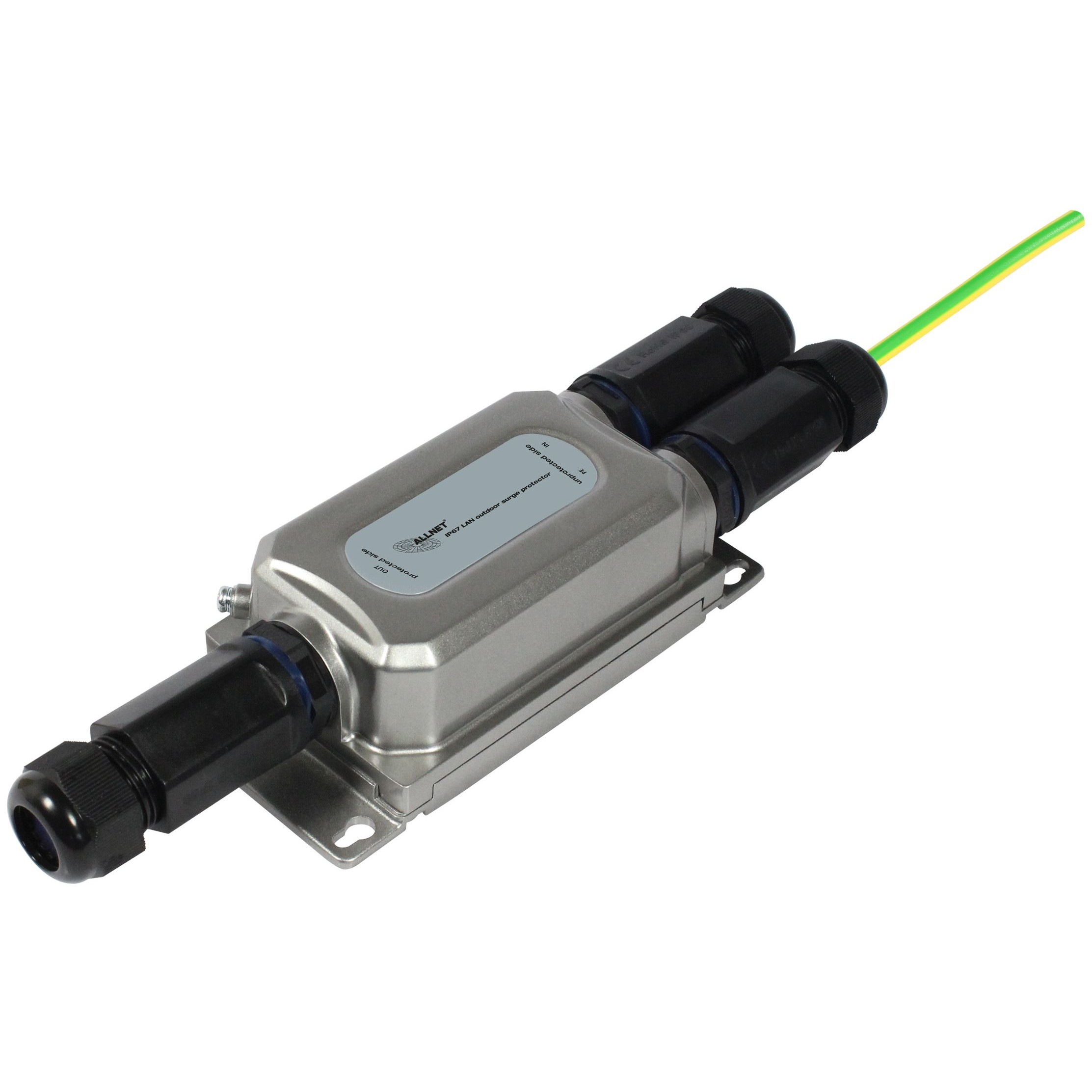 Zaštita od prenapona ALLNET Z ALLNET TP Cat 6 Über-spannungs-/Blitzschutz Surge Protector ALL95102O IP66 Outdoor-0