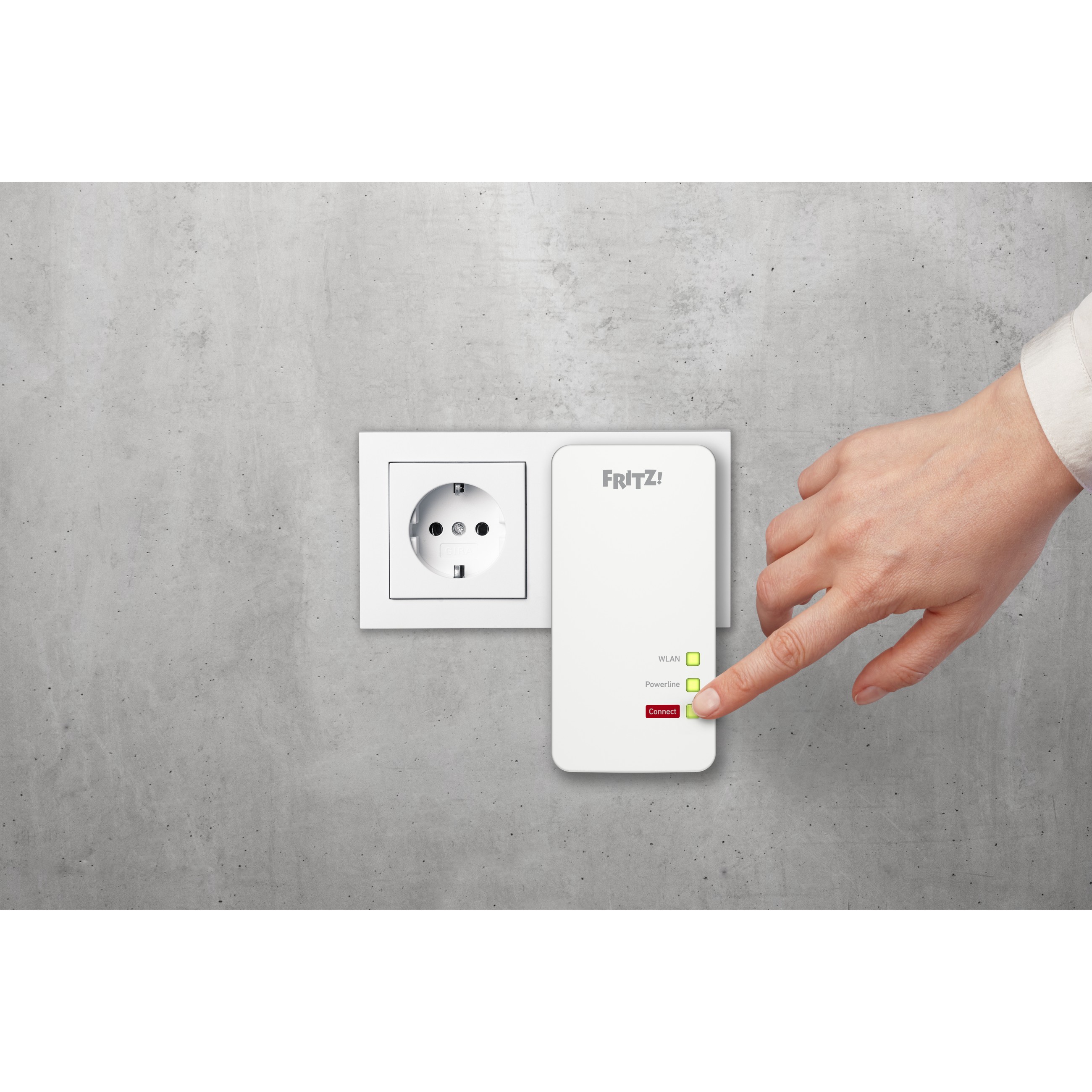 Powerline adapter AVM FRITZ! Powerline 1260E 1200Mbit/s s Ethernet priključkom-8