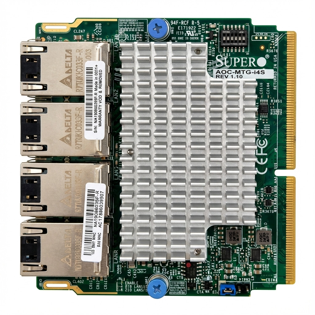 Mrežna kartica SUPERMICRO AOC-MTG-i4S Quad-Port SFP+