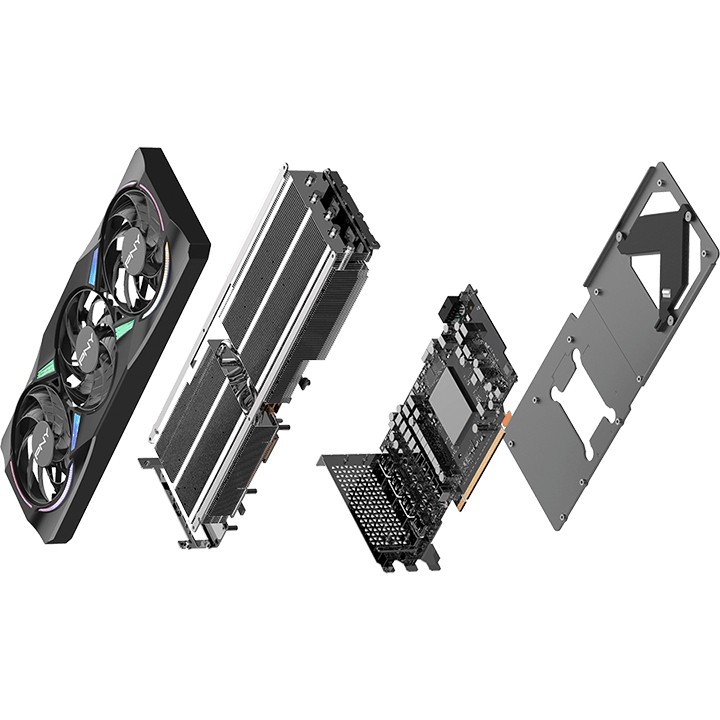 Grafička kartica PNY RTX 5070Ti 16GB Verto ARGB OC GDDR7 3Fan-6