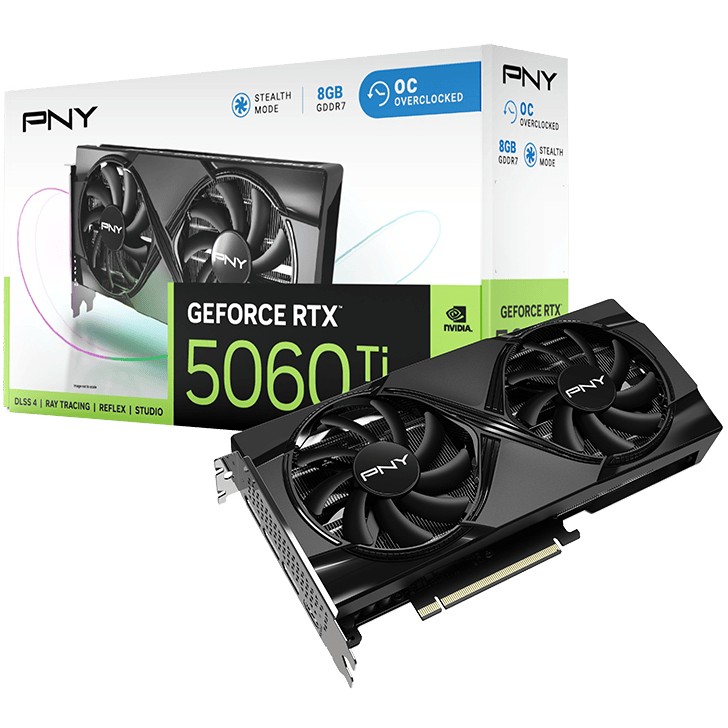 Grafička kartica PNY RTX 5060 TI 8GB VERTO OC Dual Fan (8GB GDDR7)-9