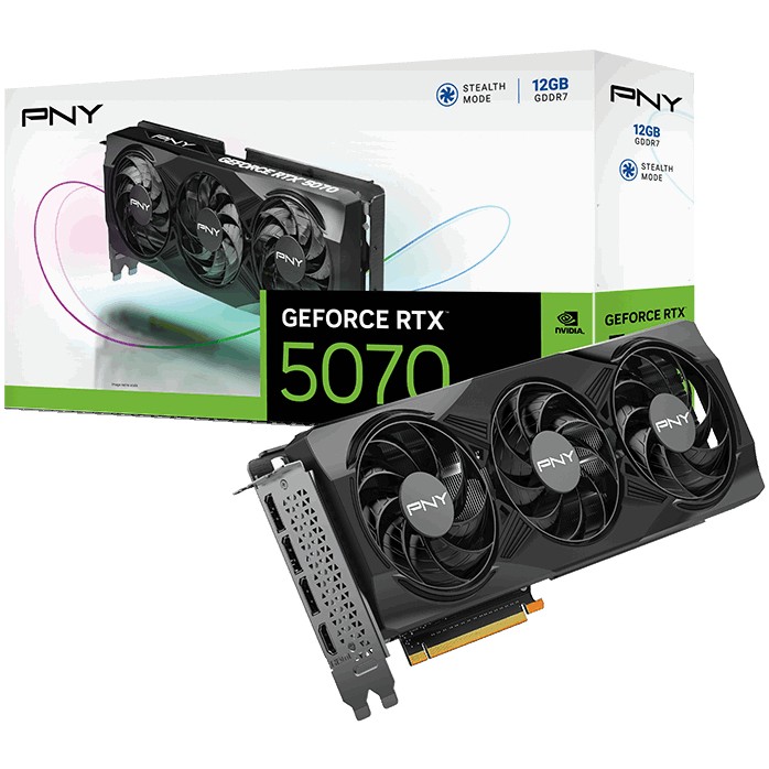Grafička kartica PNY RTX 5070 12GB Triple Fan GDDR7-9