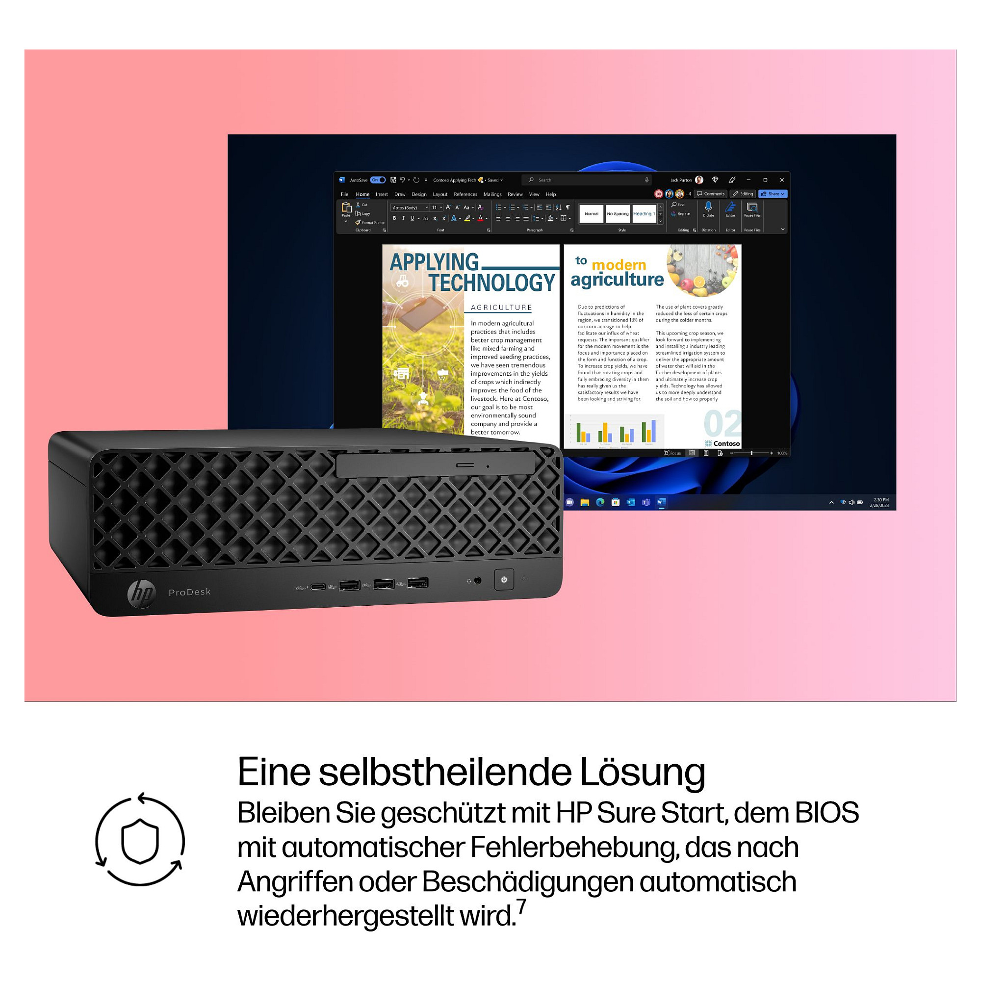 Laptop HP PRODESK 4 SFF G1I U7-265 (14" ekran, 1366x768, Intel U7-265, 4GB RAM, 500GB HDD, Intel HD Graphics, Windows 10, hrvatska tipkovnica, crna boja)-13