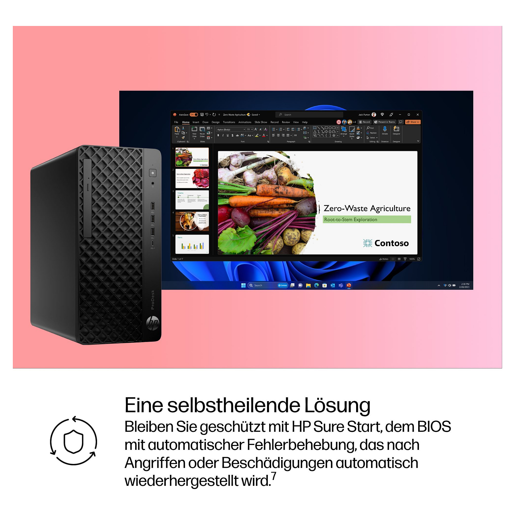 Stolno računalo HP ProDesk 4 Tower G1i AI PC (Intel Core Ultra 7 265, 16GB DDR5, 512GB SSD, Intel Graphics, Windows 11 Pro) black-11