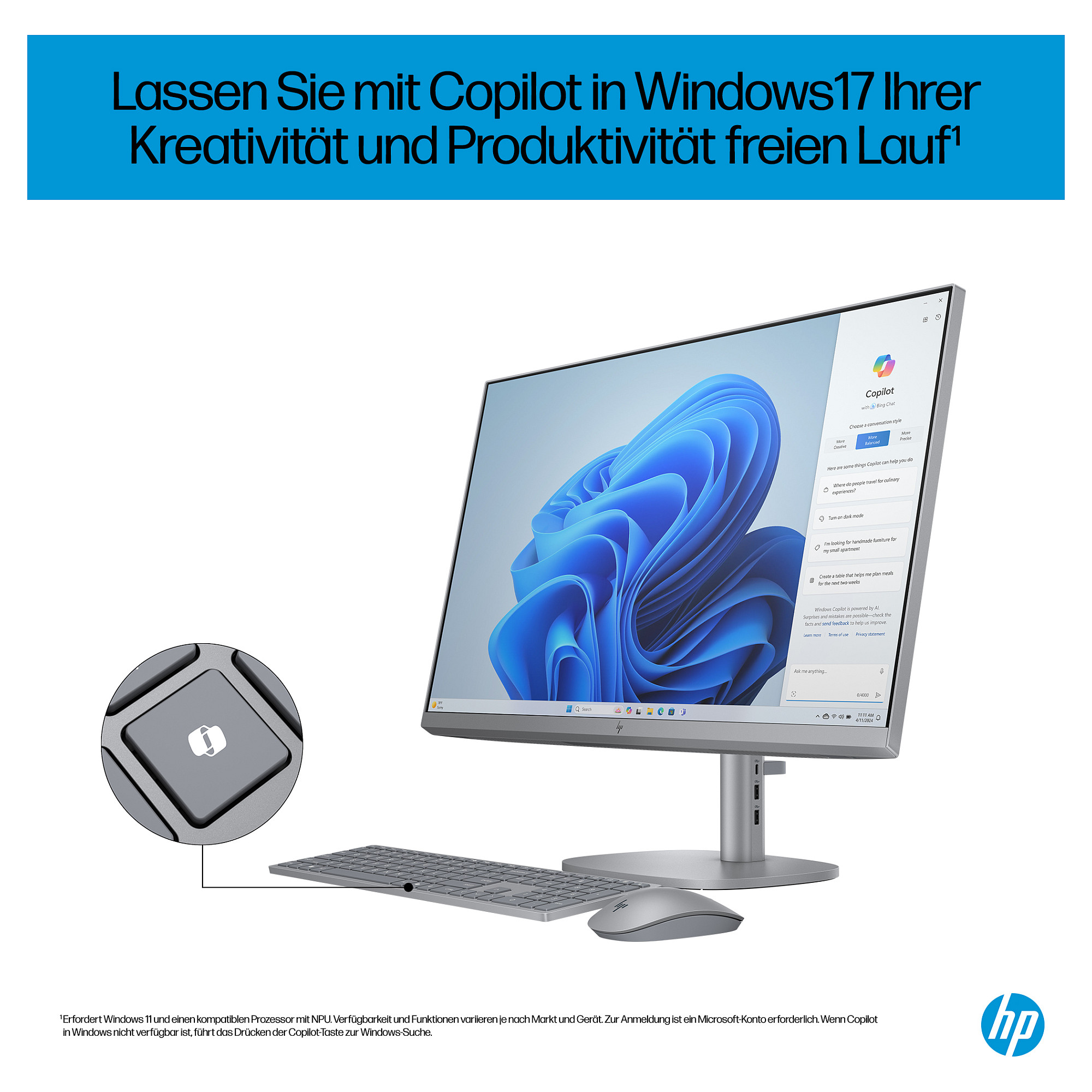 Laptop HP OmniStudio X 27" FHD IPS All-in-One Ultra 7-155H (27", 1920x1080, Intel Core i7, 16GB RAM, 1TB SSD, Windows 11, hrvatska tipkovnica, srebrna)-11