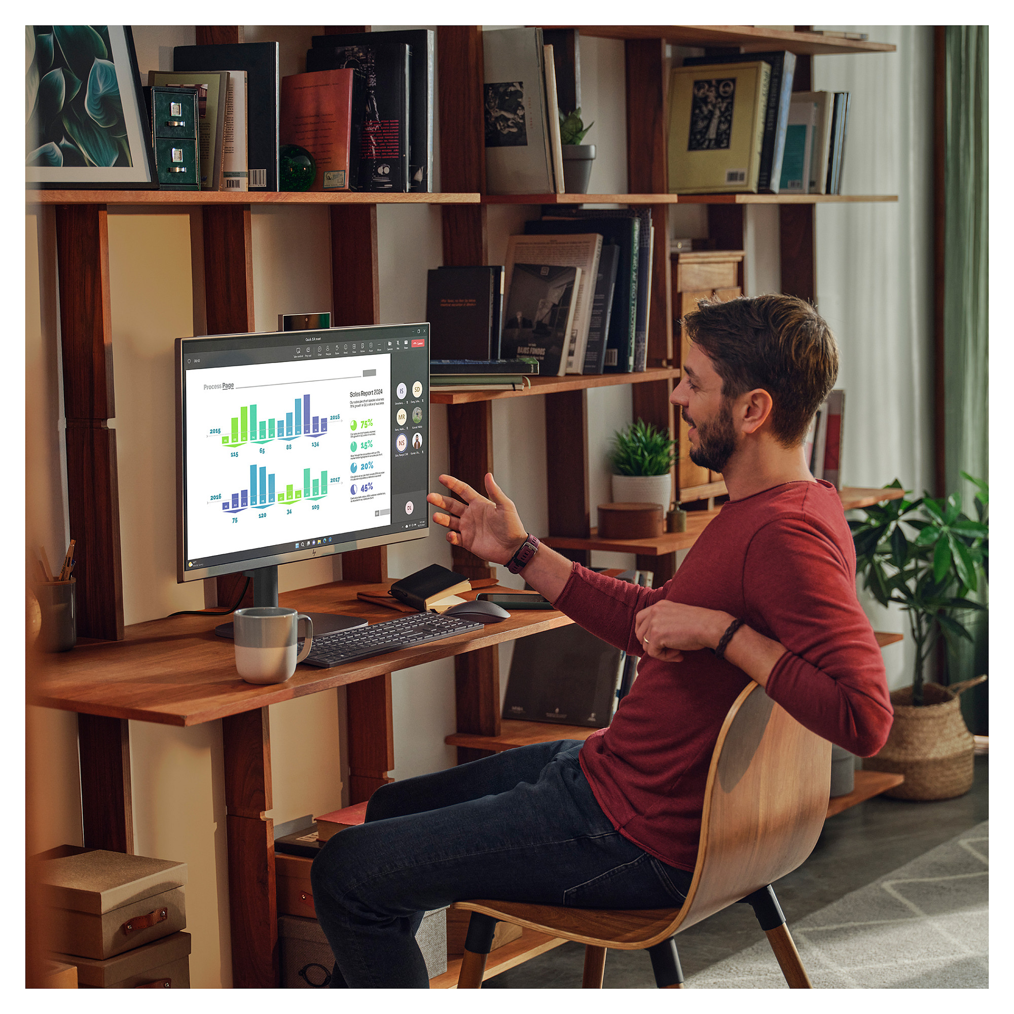 Laptop HP OmniStudio X 27" FHD IPS All-in-One Ultra 7-155H (27", 1920x1080, Intel Core i7, 16GB RAM, 1TB SSD, Windows 11, hrvatska tipkovnica, srebrna)-16