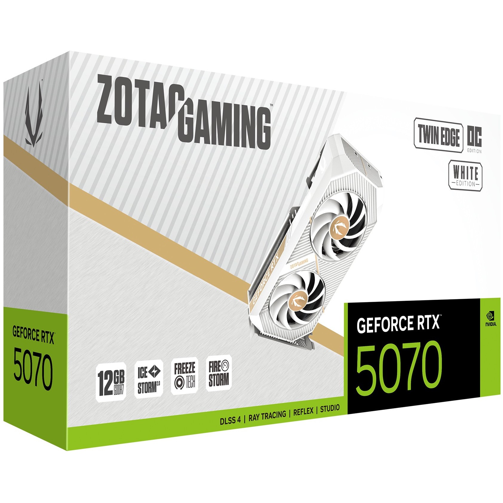 Grafička kartica ZOTAC RTX 5070 12GB Twin Edge OC GDDR7 White-5