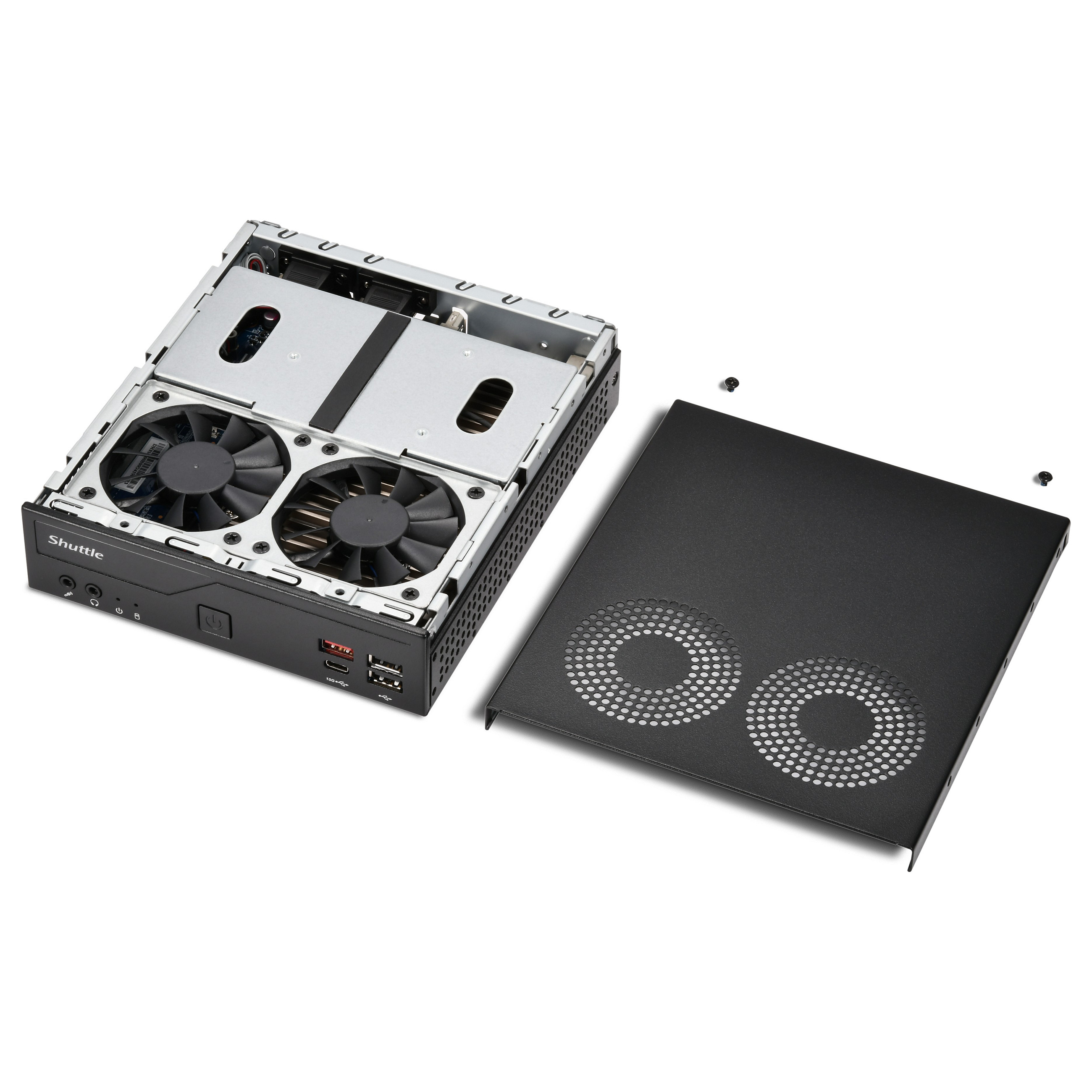 Barebone računalo SHUTTLE XPC slim DH810 (lga1851, ddr5, usb4, 3x display)-5
