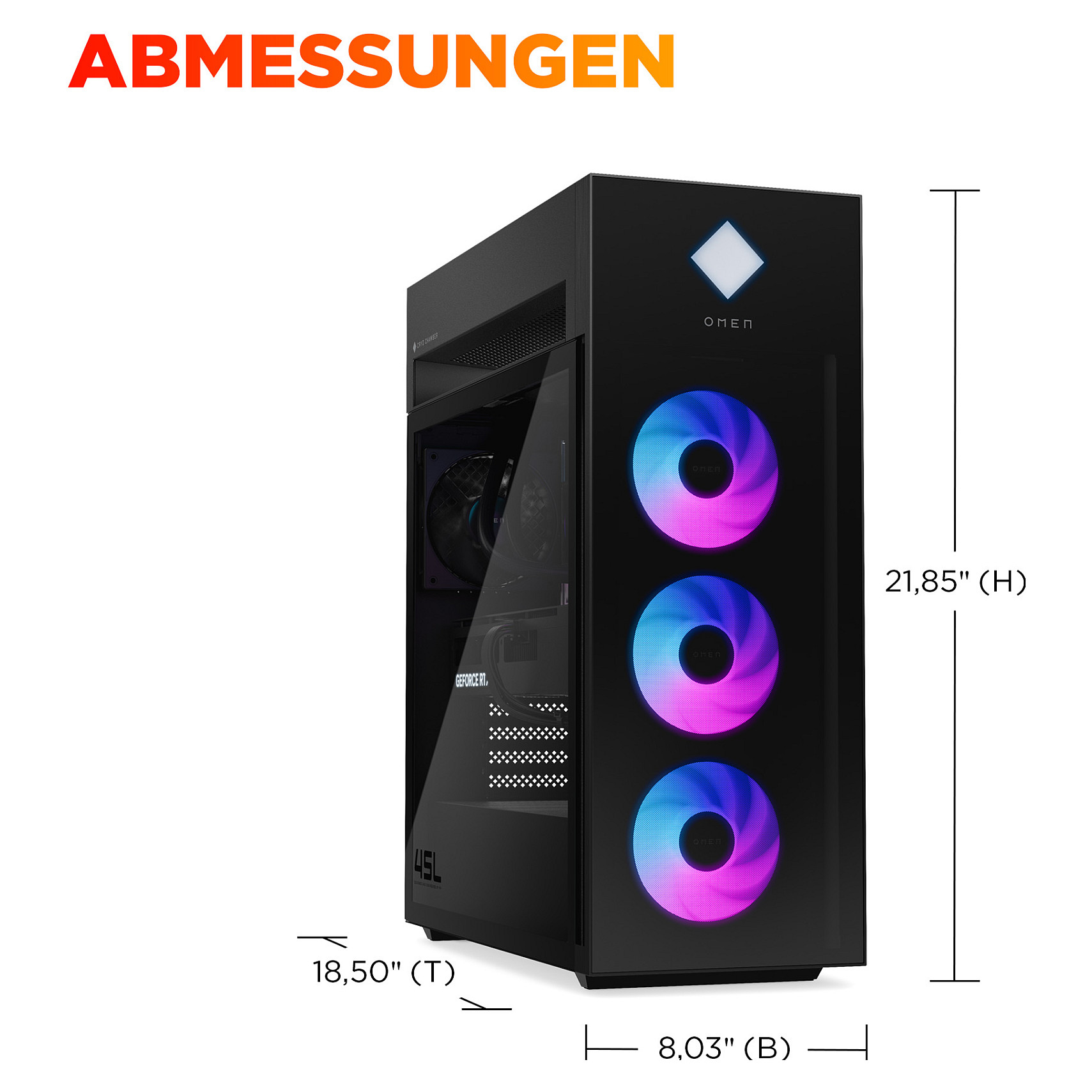 Gaming PC HP OMEN 45L GT22-3475ng (Core Ultra 9, 64GB RAM, 2TB SSD, RTX 5080, Windows 11 Home)-5