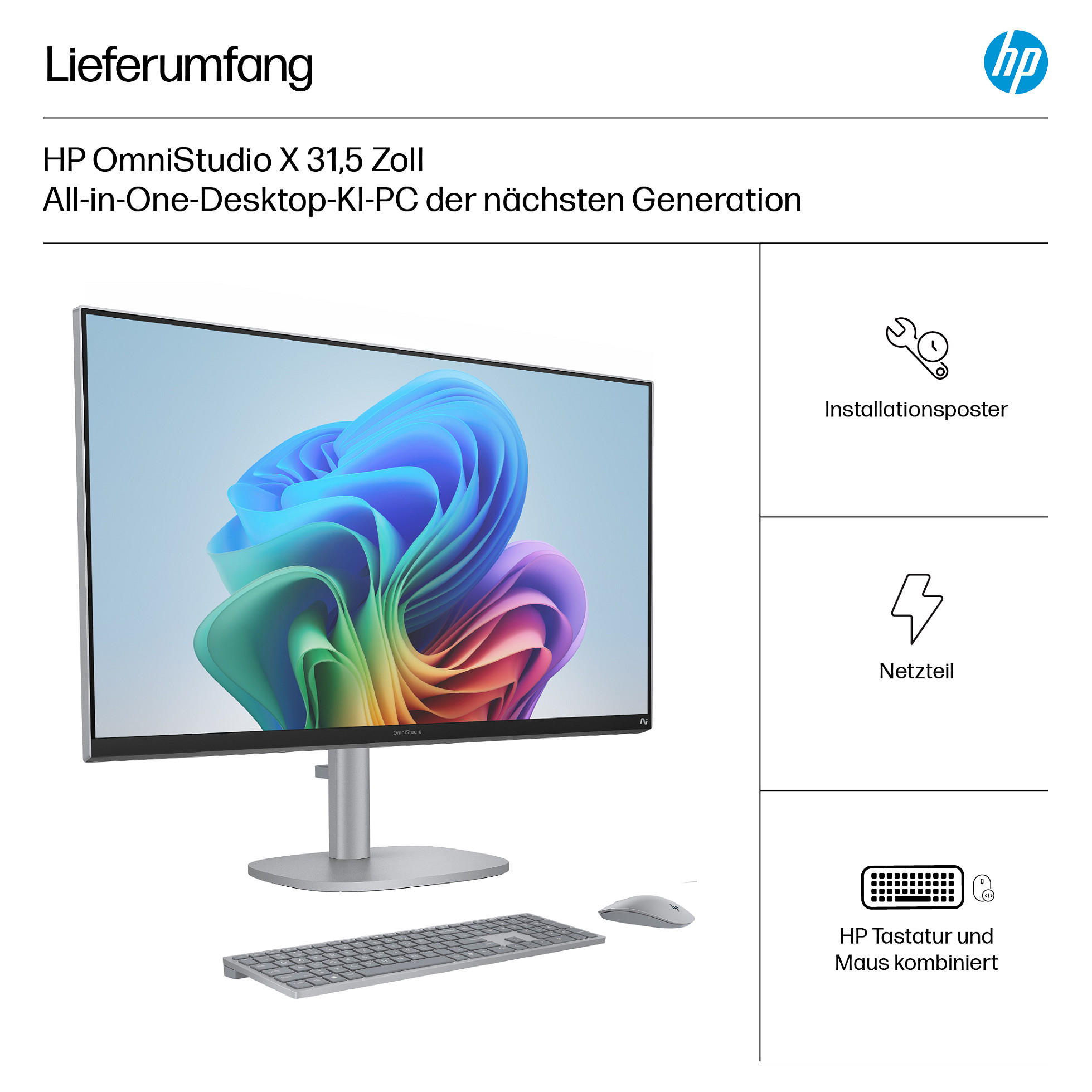Laptop HP OmniStudio X 32" UHD IPS All-in-One Core Ultra 7 258V (32GB RAM, 2TB SSD, Windows 11)-8