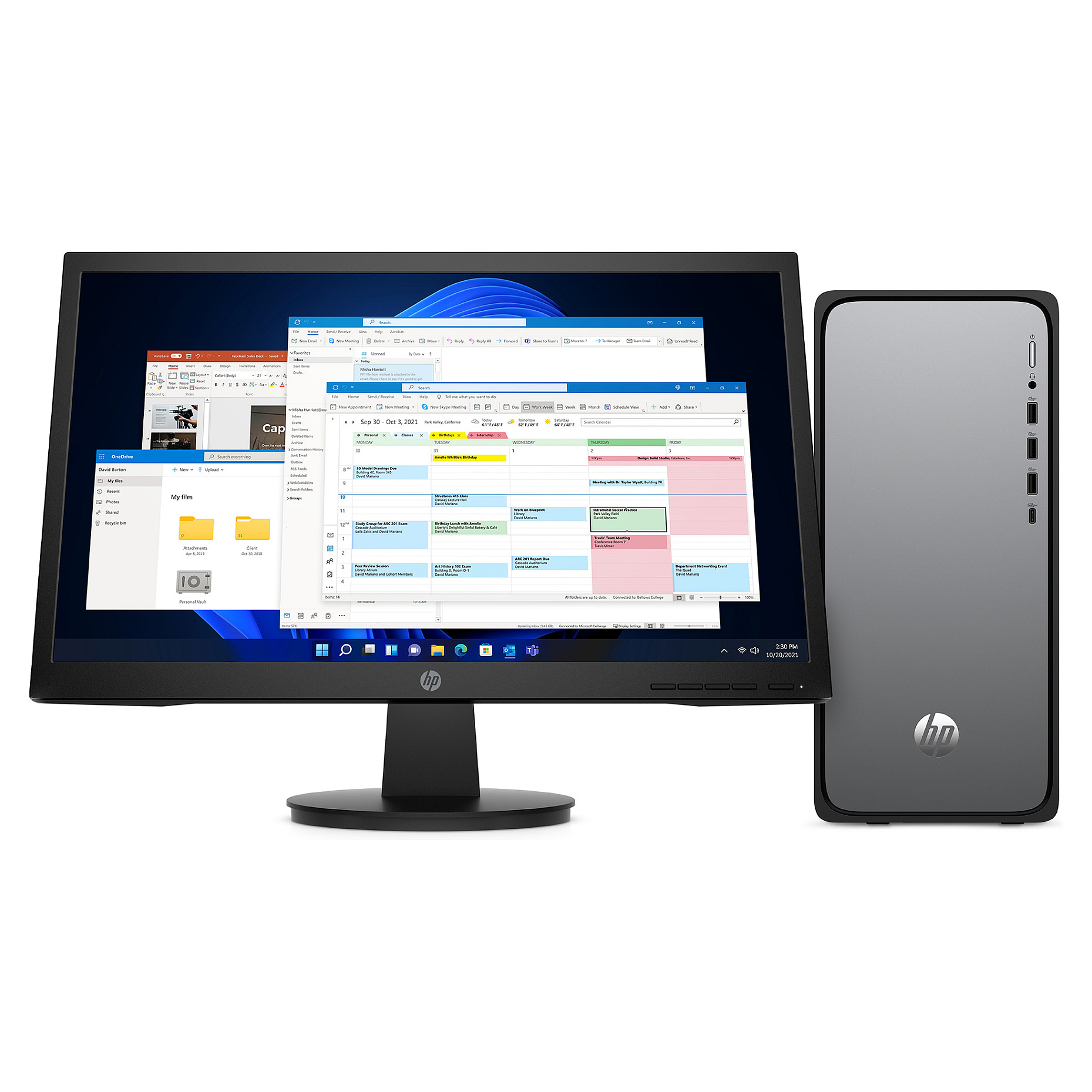 Laptop HP OmniDesk Desktop M02-0052ng (15,6" FHD, Intel i5-14400, 16GB RAM, 512GB SSD, Windows 11, hrvatska tipkovnica, siva)-4