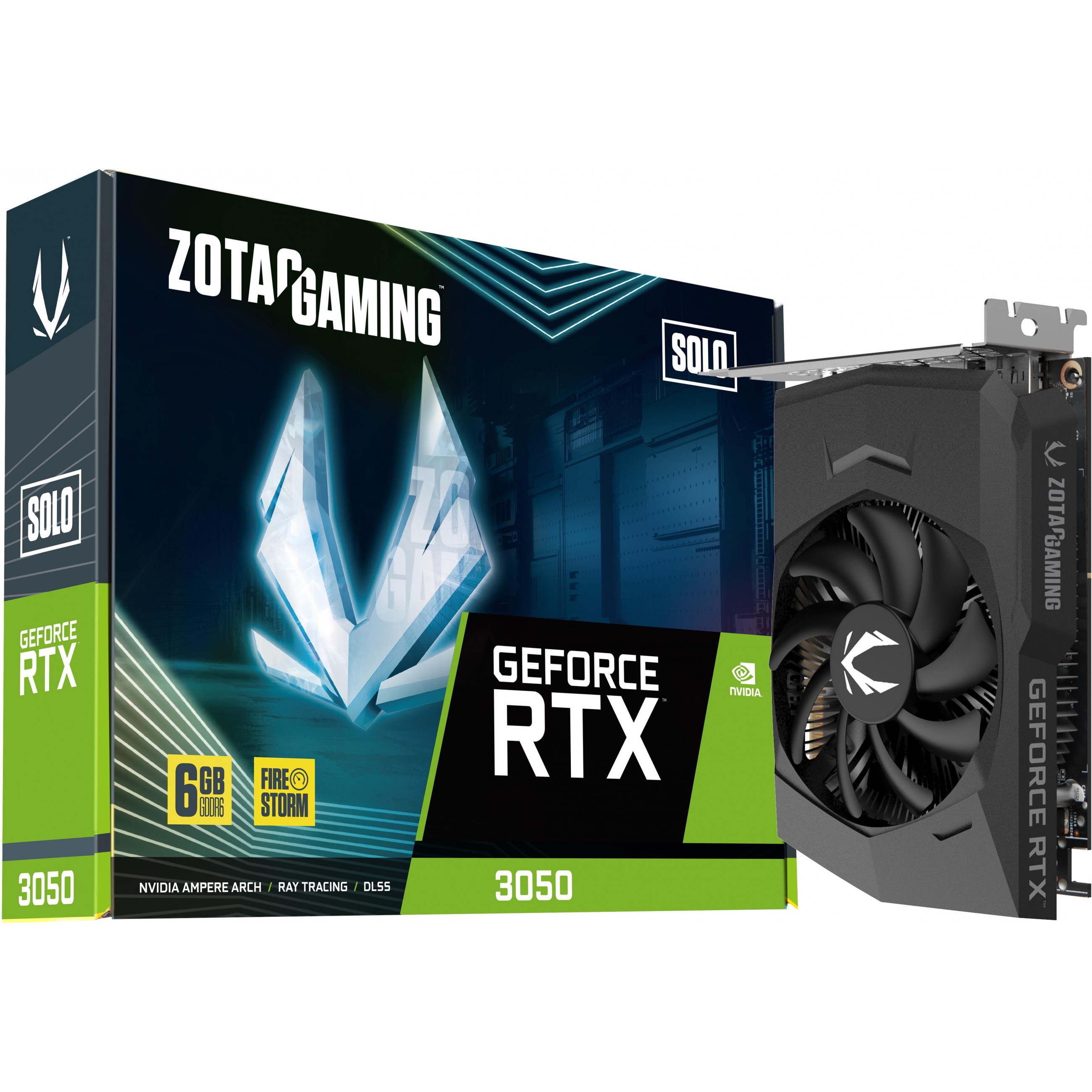 Grafička kartica ZOTAC RTX 3050 6GB Gaming Solo GDDR6 1Fan-7