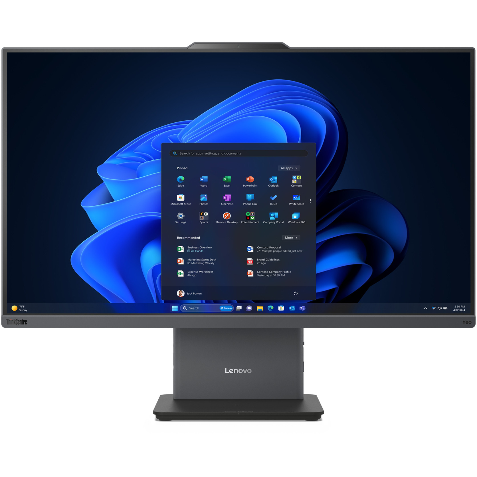 Računalo LENOVO AIO ThinkCentre neo 50a G5 (27", 2560x1440, i7 13620H, 16GB, 512SSD, W11Pro) – internacionalna non HR tipkovnica