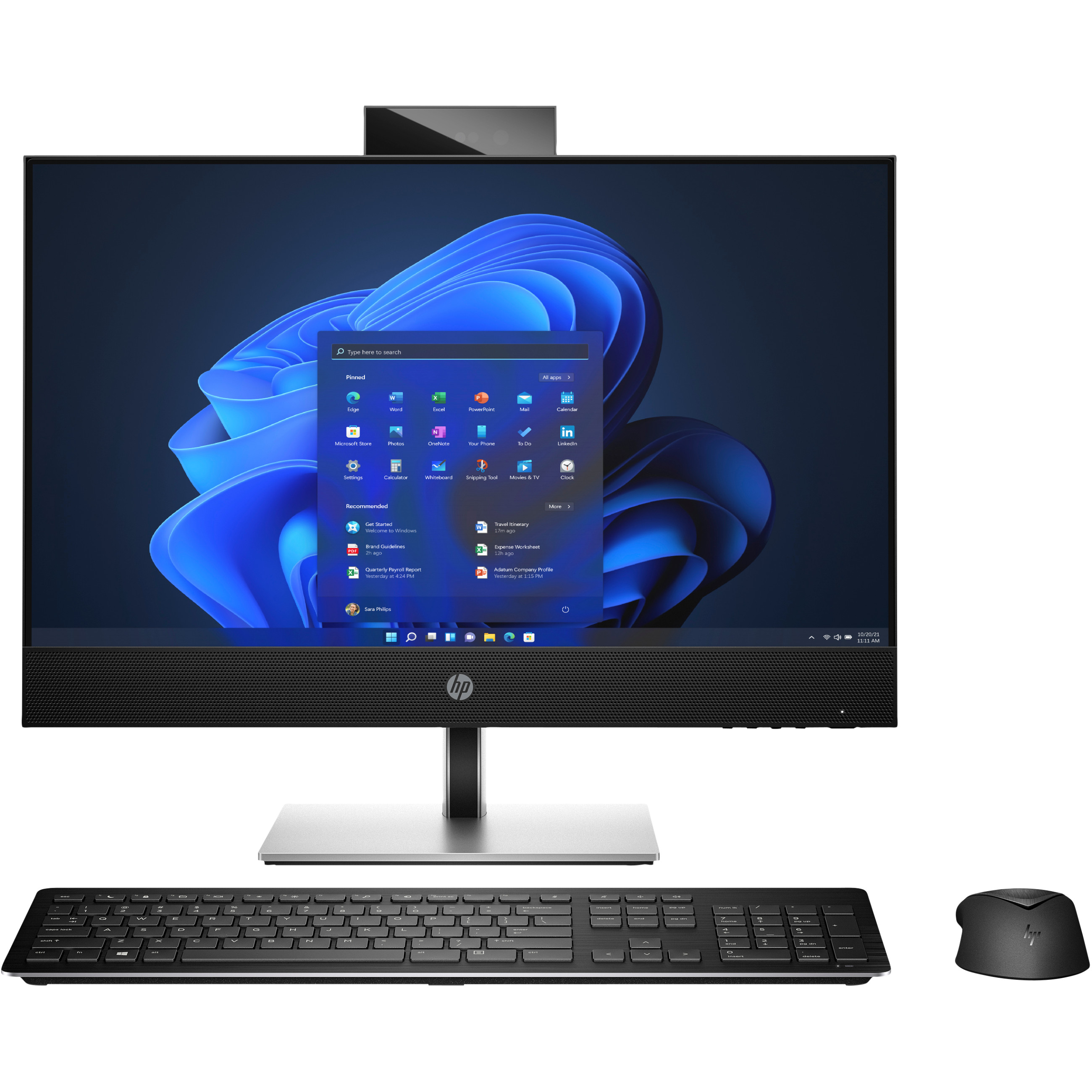 Računalo HP ProOne 440 G9 (23,8" ekran, Intel Core i7-14700T, 16GB RAM, 512GB SSD, Windows 11 Pro) – internacionalna non HR tipkovnica