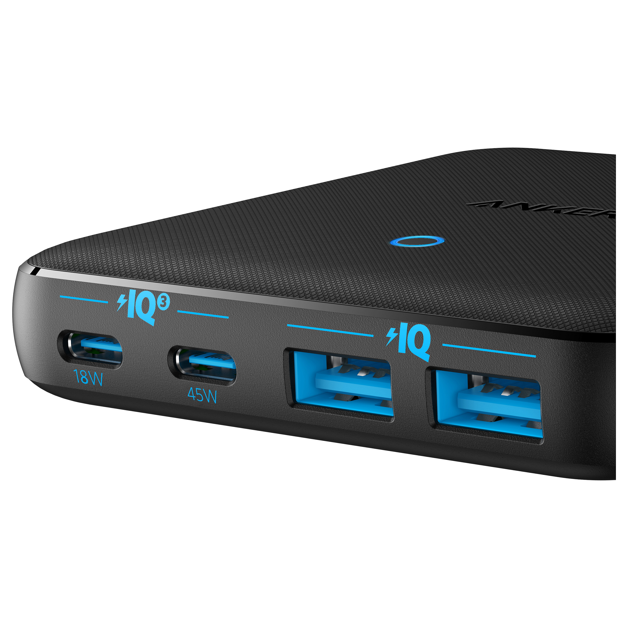 Punjač ANKER 543 PowerPort Atom III 65W Slim 4-Port GaN 1 x USB-C 45W 1 x USB-C 20W 2 x USB-A-1