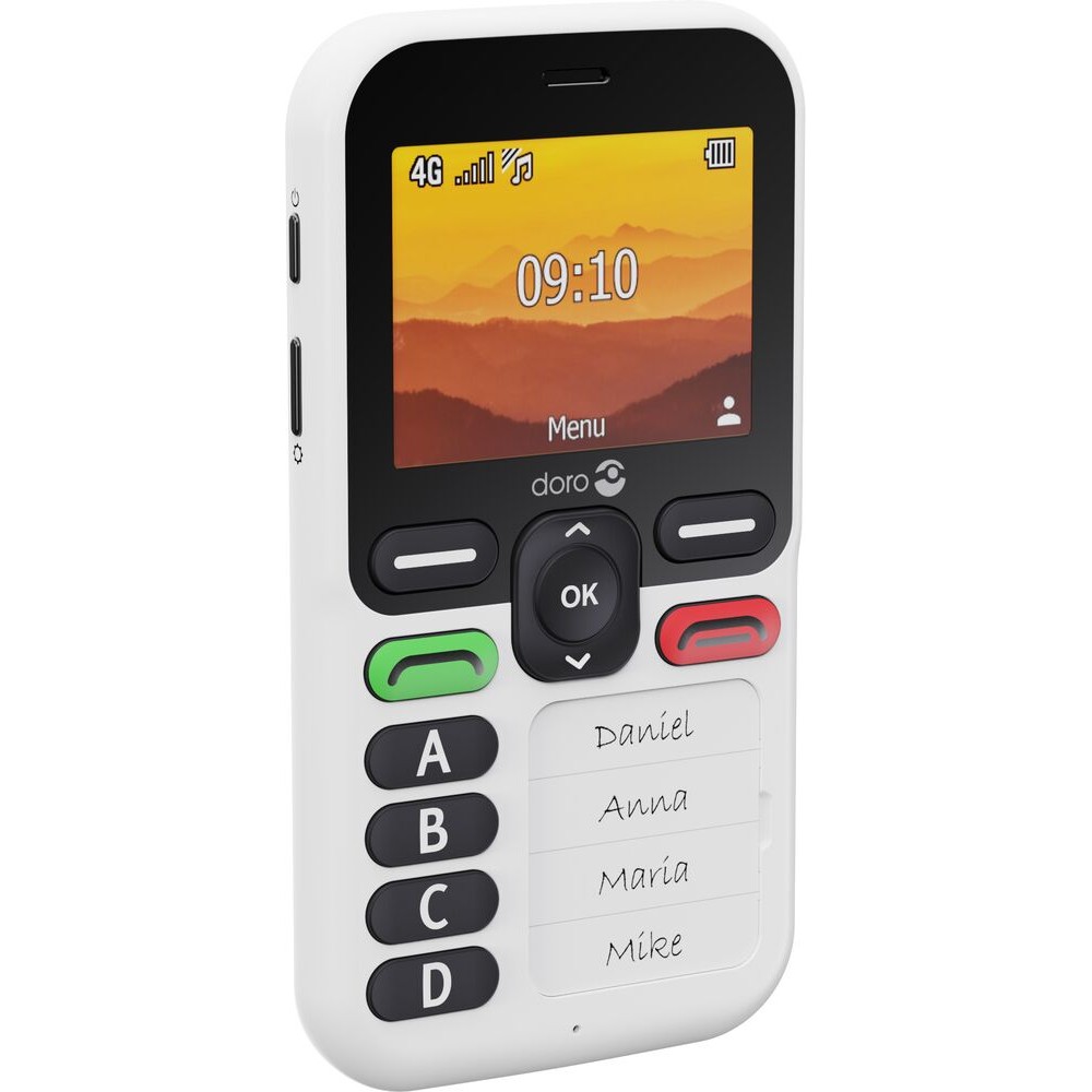 Mobilni telefon DORO Leva X10 (6,3" ekran, 720 x 1560, 4 GB RAM, 64 GB, Android, crna boja)